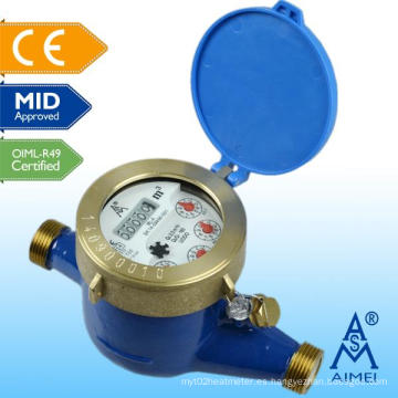 Medidor de Agua Certificado Multi Jet Liquid Sealed